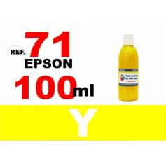Epson 71, botella 100 ml. tinta amarilla
