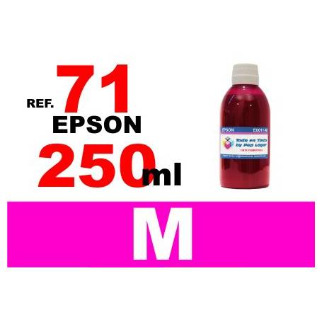 Epson 71, botella 250 ml. tinta magenta