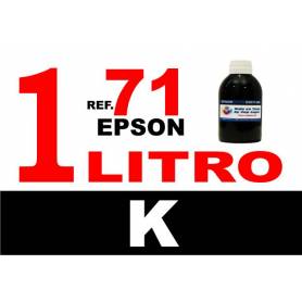 Epson 71, botella 1 L tinta negra