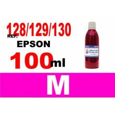 Epson 128, 129, 130 botella 100 ml. tinta magenta