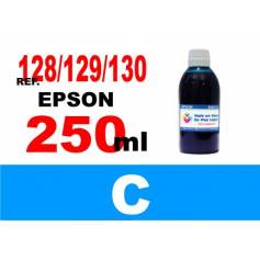 Epson 128, 129, 130 botella 250 ml. tinta cian