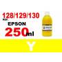 Epson 128, 129, 130 botella 250 ml. tinta amarilla