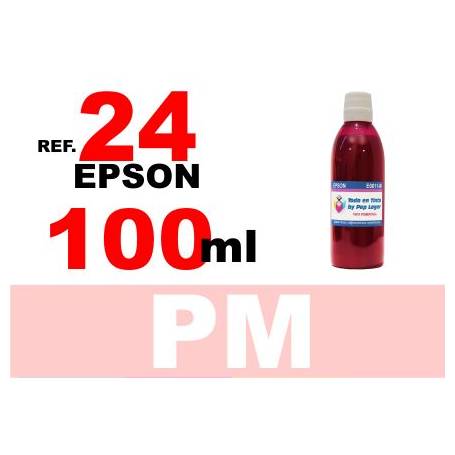 Epson 24 XL botella 100 ml. tinta magenta photo
