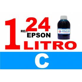 Epson 24 XL botella 1 L tinta cian