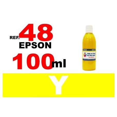 Epson 48 botella 100 ml. tinta amarilla