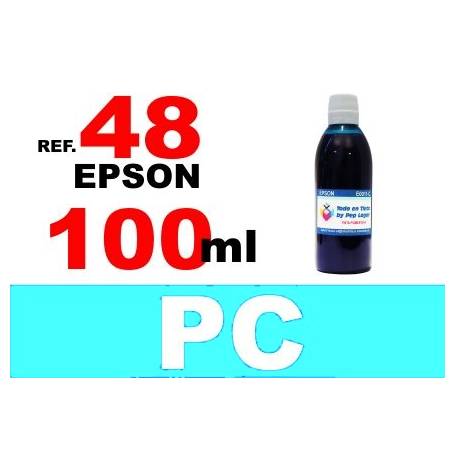 Epson 48 botella 100 ml. tinta cian photo