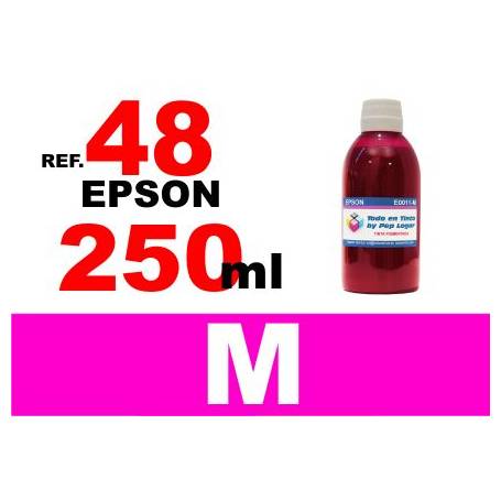 Epson 48 botella 250 ml. tinta magenta