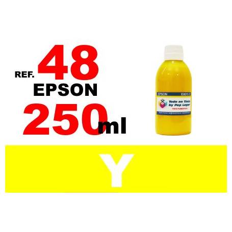Epson 48 botella 250 ml. tinta amarilla