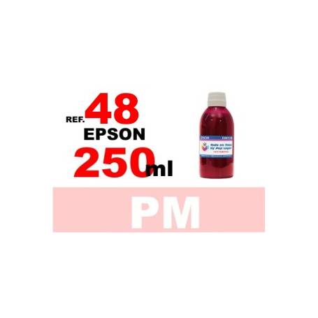 Epson 48 botella 250 ml. tinta magenta photo