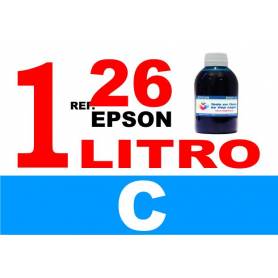 Epson 26 XL botella 1 L tinta cian