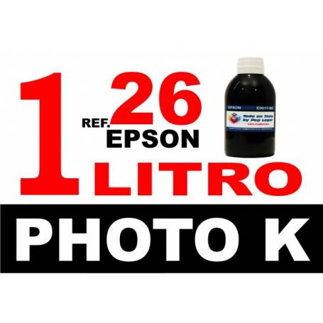 Epson 26 XL botella 1 L tinta negra photo