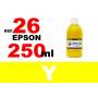 Epson 26 XL botella 250 ml. tinta amarilla
