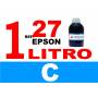 Epson 27, botella 1 L tinta cian