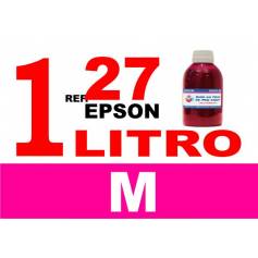 Para cartuchos Epson 27 botella 1 l tinta compatible magenta 
