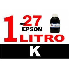 Para cartuchos Epson 27 botella 1 l tinta compatible negra