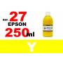Epson 27, botella 250 ml. tinta amarilla