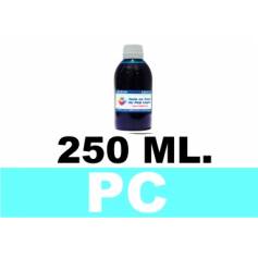 250 ml. tinta cian claro colorante para cartuchos photo Canon
