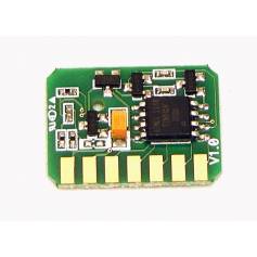 Para Oki c3300 c3400 c3450 c3600 chip para recarga de tóner negro 