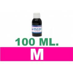 100 ml. tinta magenta colorante para cartuchos para Hp