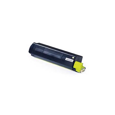 Oki C7100 7200 7300 7400 cartucho de toner reciclado amarillo