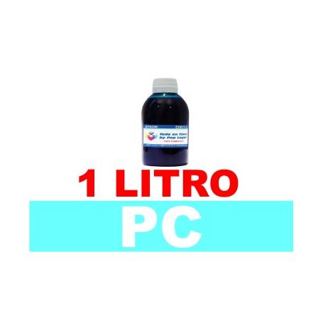 1 L. tinta cian claro colorante para cartuchos HP