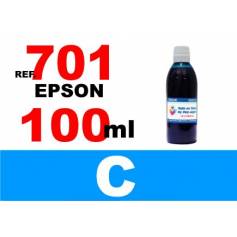 Epson 701, 701 XL botella 100 ml. tinta cian