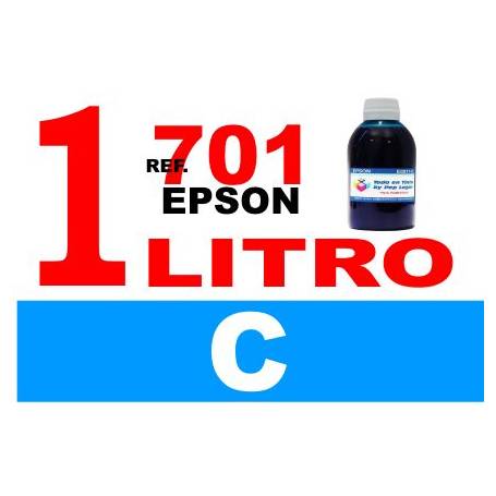 Epson 701, 701 XL botella 1 L tinta cian