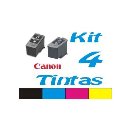 Maxi Kit Pro recarga cartuchos tinta Canon PGI-37, PGI-40, PGI-50, CLI-38, CLI-41, CLI-51 