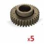 5XUpper Roller Gear ML1610,1710,Scx4216,Scx4016JC66-00564A