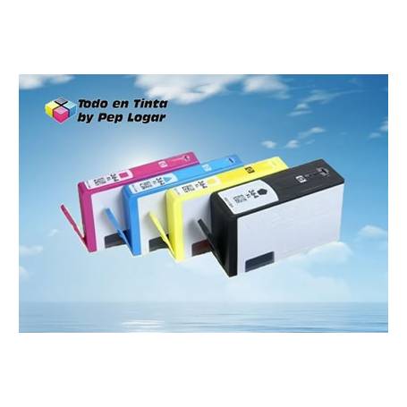 Maxi Kit Pro recarga cartuchos tinta Hp 364XL y Hp 920 4 tintas Bk C M Y
