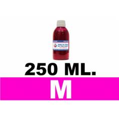 250 ml. tinta MAGENTA cartuchos Brother LC123 LC900 LC985 LC1000 LC1100 LC1240