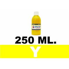 250 ml tinta para Brother amarilla lc123 lc985 lc1000 lc1100 lc1240