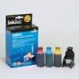 Mini Kit de Recarga InkTec cartuchos HP 300 y 901 3 colores, 25ml x 3