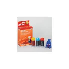 Mini Kit de Recarga InkTec cartuchos Canon CLI-511 513. 3 colores. 20ml x 3