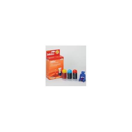 Mini Kit de Recarga InkTec cartuchos Canon CLI-511 513. 3 colores. 20ml x 3