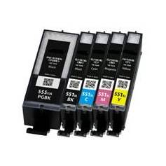 11ML Com para Canon Pixma IP7250,MG5450,MG6350CLI-551XLBK.