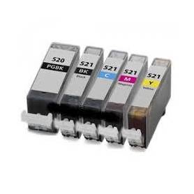 Negro 10ml con chip para Canon Ip3600/IP4600/MP540/MP620/630