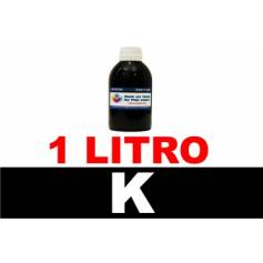 Botella de litro de tinta pigmentada multiuso para Epson color negro 