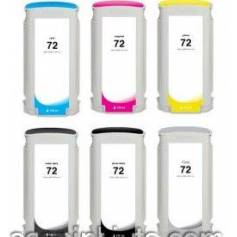 130ml Dye PBK para HP Designjet T1100,T1200,T1300,T2300,72